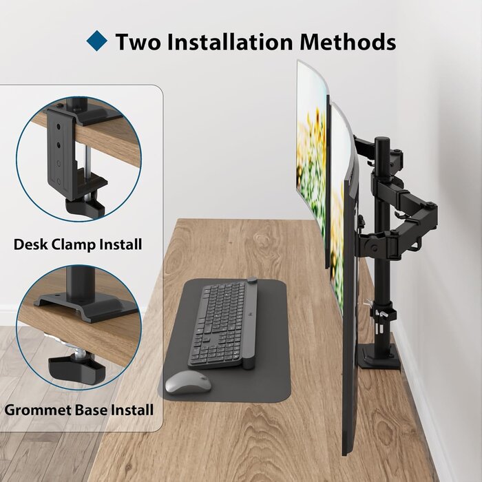 Support Double Bras pour Écrans 13-27" - Jusqu'à 35% de réduction