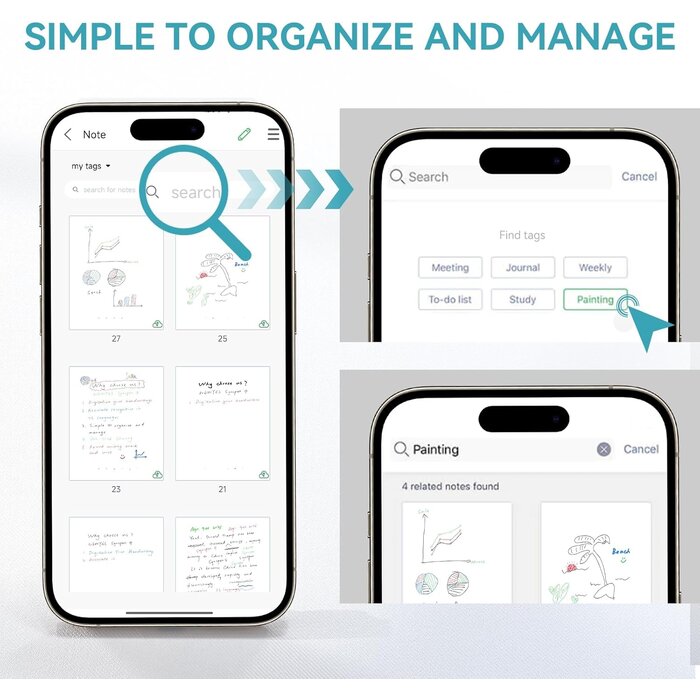 Stylo intelligent numérique avec carnet : jusqu'à 35% de remise