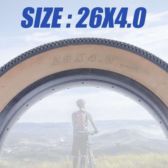 Lot de 2 Pneus Fat Bike 26x4.0 - Jusqu'à 35% de réduction