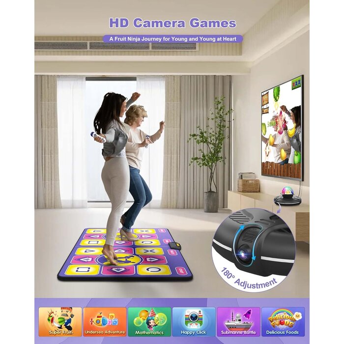 Tapis de danse interactif double - Jusqu'à -35% de réduction