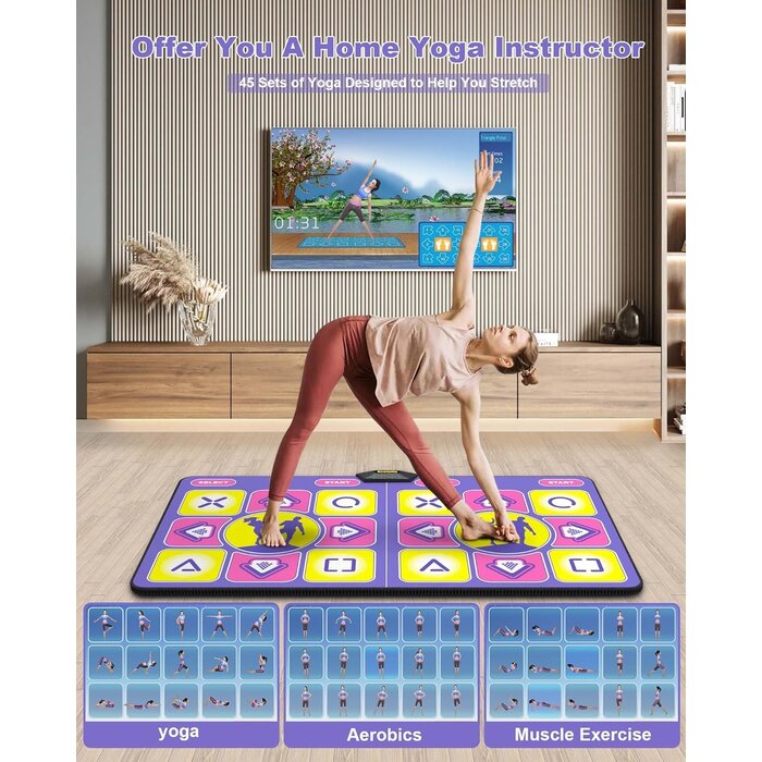 Tapis de danse interactif double - Jusqu'à -35% de réduction