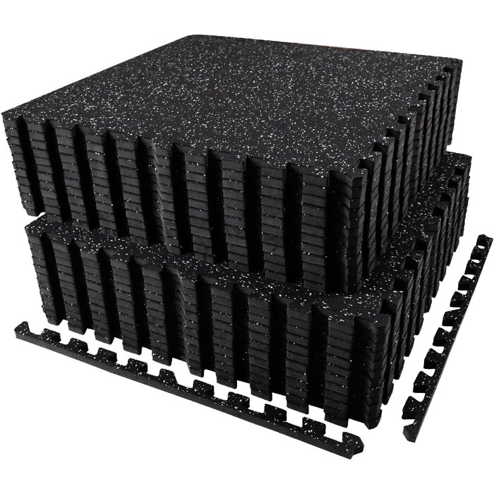 Lot de 24 dalles de sport 60x60cm - Protection haute densité - Jusqu'à -35%