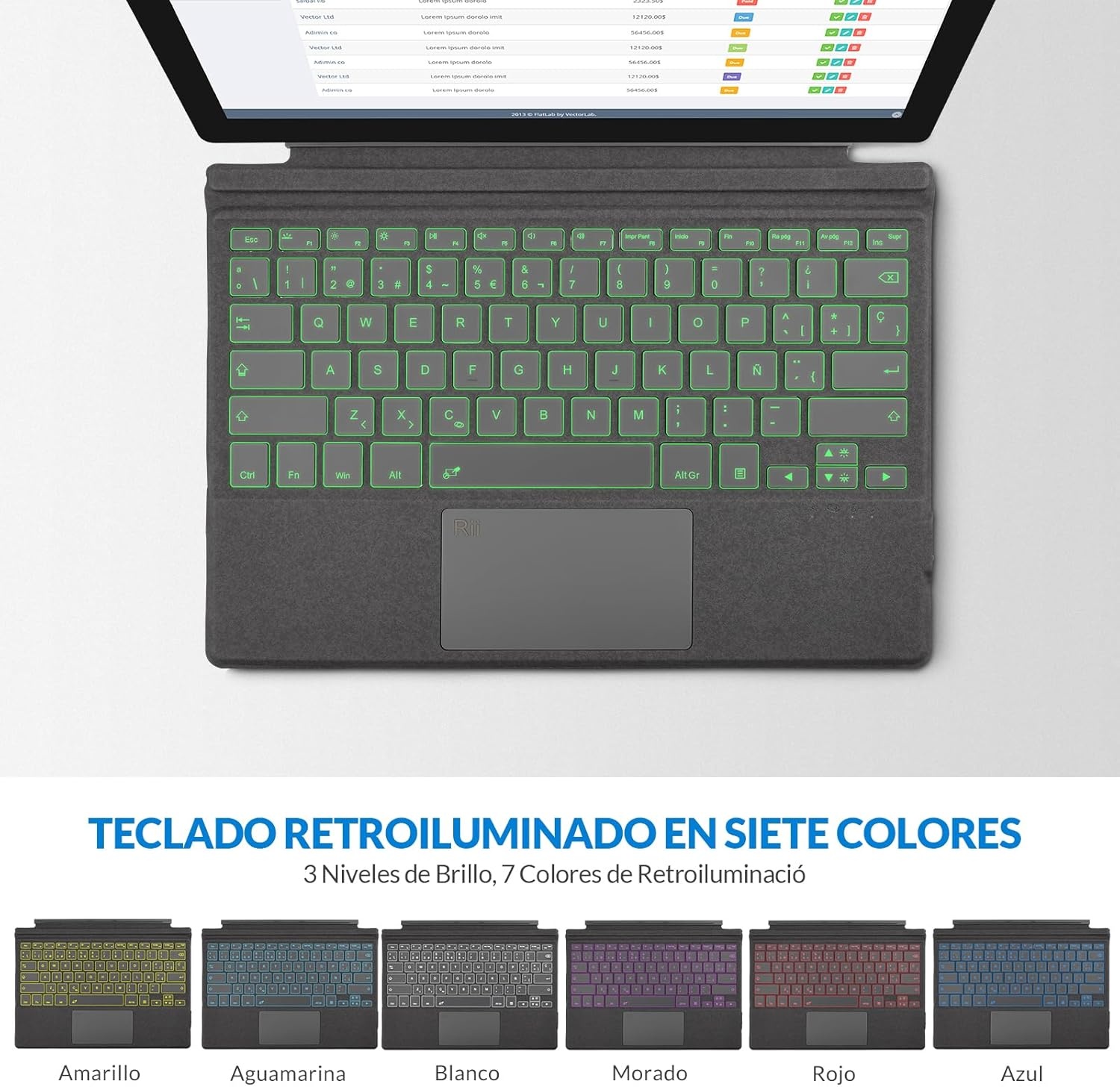 Clavier sans fil magnétique pour Surface Pro - Jusqu'à -35% en Outlet