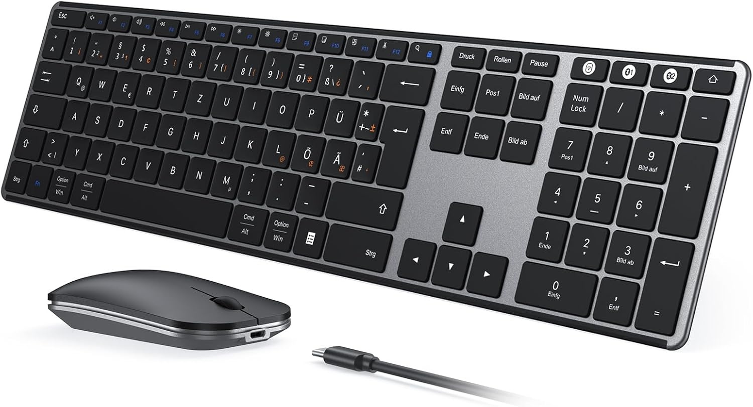 Ensemble clavier souris sans fil QWERTZ - Jusqu'à 35% de réduction