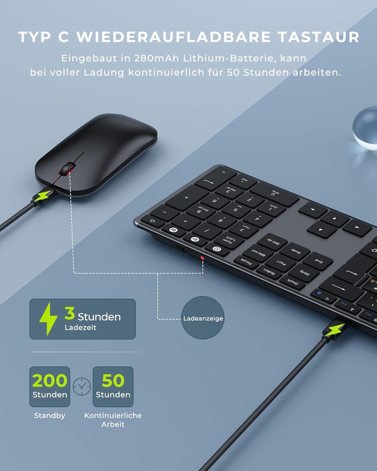 Ensemble clavier souris sans fil QWERTZ - Jusqu'à 35% de réduction