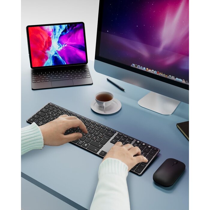 Ensemble clavier souris sans fil QWERTZ - Jusqu'à 35% de réduction