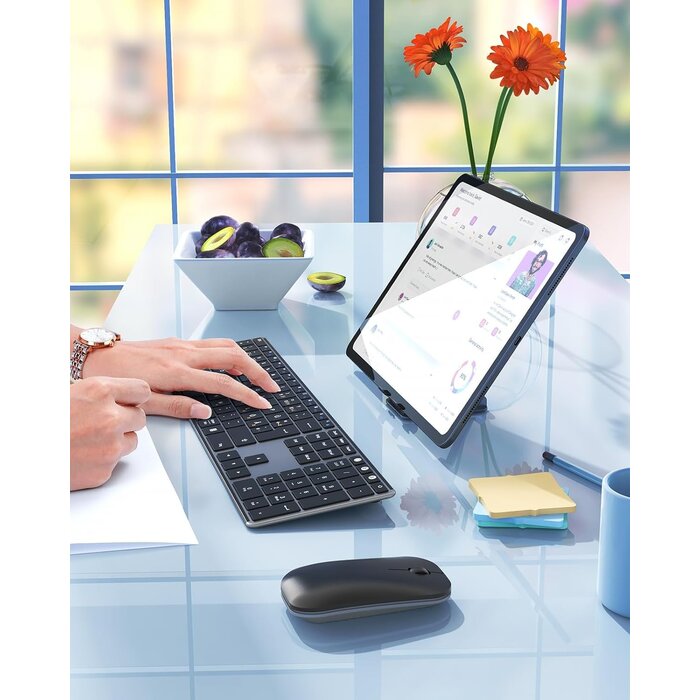 Ensemble clavier souris sans fil QWERTZ - Jusqu'à 35% de réduction