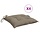 Lot de 4 coussins de palette Oxford 50x50 cm - Taupe - Jusqu'à -35%