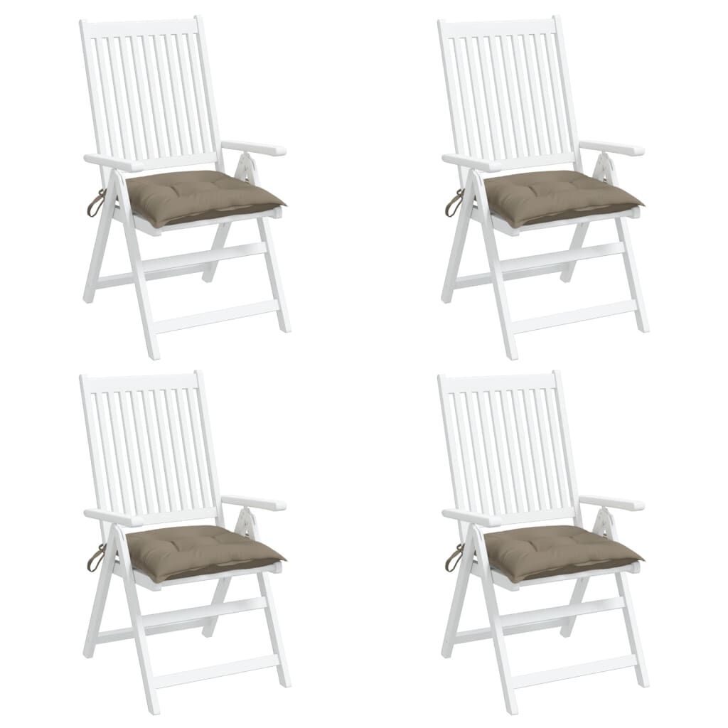 Lot de 4 coussins de palette Oxford 50x50 cm - Taupe - Jusqu'à -35%