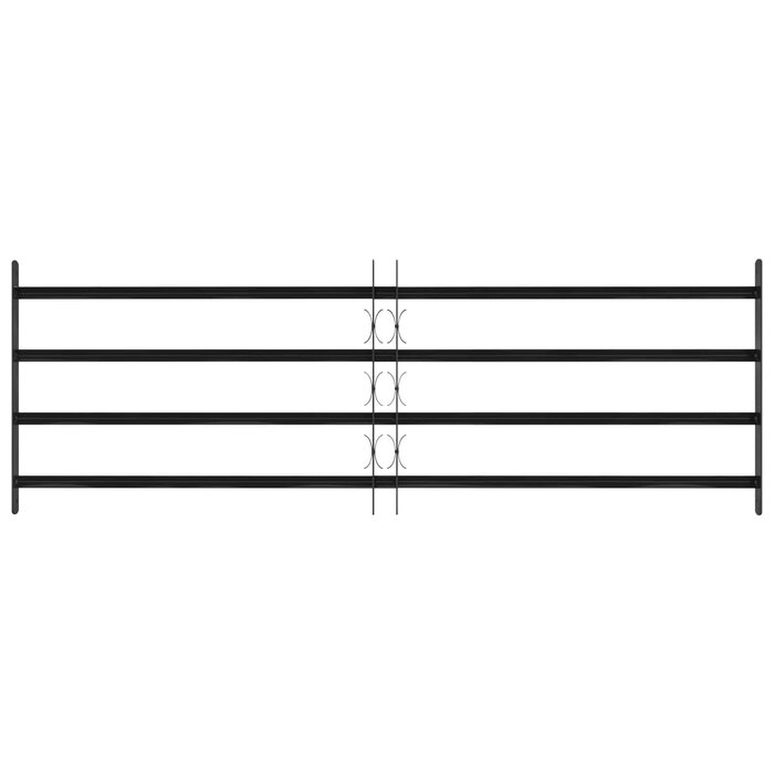 Grille de fenêtre réglable en acier noir - Jusqu'à -35% de remise