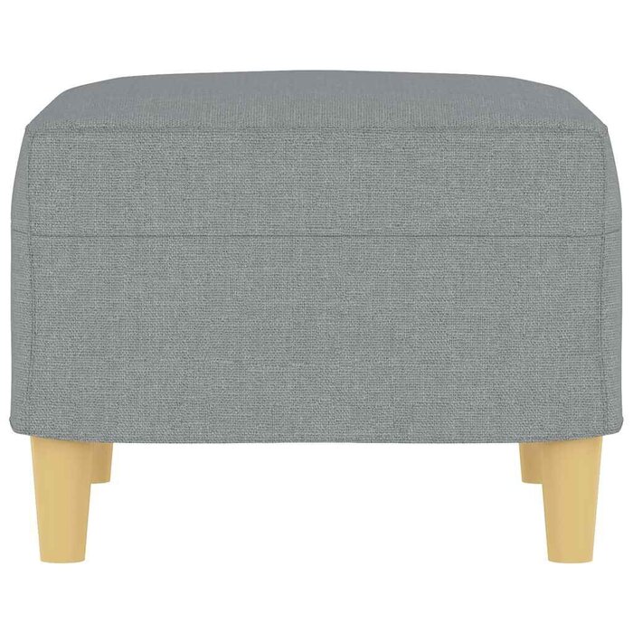 Repose-pieds design gris clair 60x50cm - Jusqu'à 35% de remise