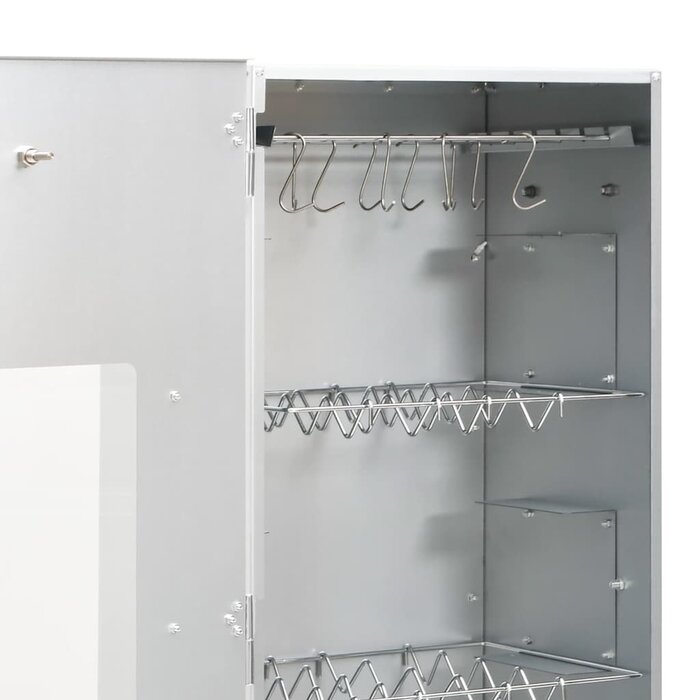Fumoir barbecue acier 110 cm avec copeaux - Jusqu'à 35% de réduction