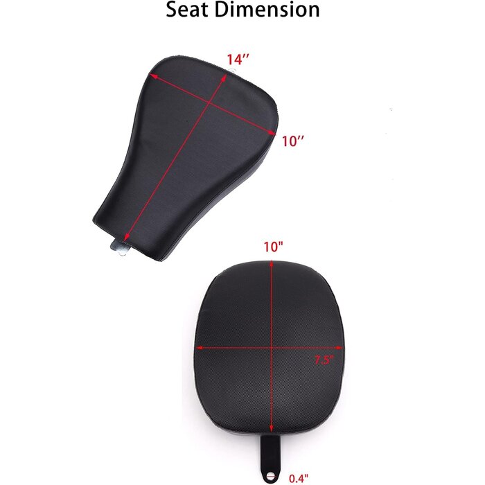 Ensemble Selle Solo et Passager pour Moto - Jusqu'à -35% sur nos modèles