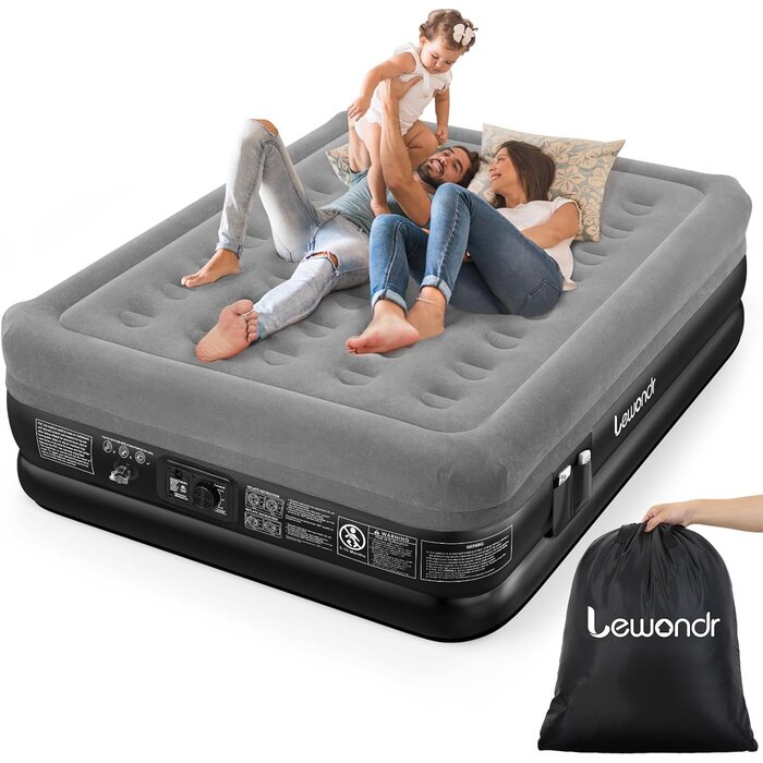 Matelas gonflable 2 places avec pompe intégrée - Jusqu'à 35% de remise