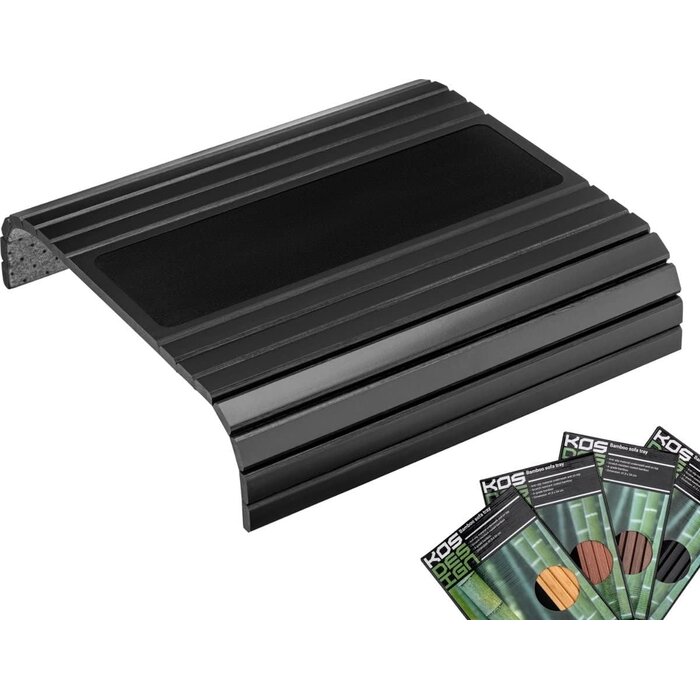 Plateau de canapé flexible en bambou noir - Jusqu'à -35% sur votre confort