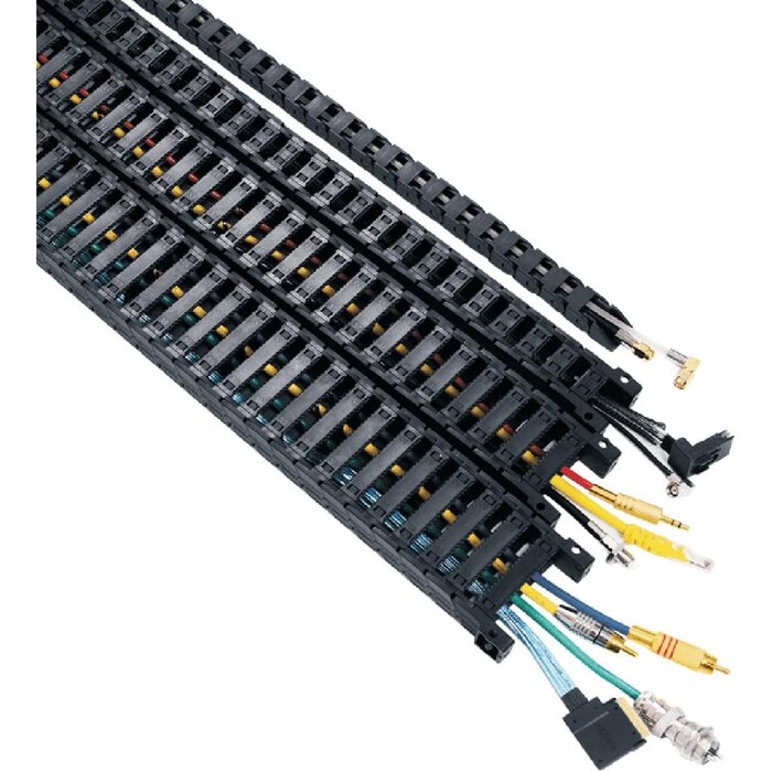 Chaîne porte-câbles 10x15mm, 1000mm - Nylon renforcé - Jusqu'à 35% de réduction
