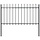 Portillon de jardin acier noir 180x150cm - Jusqu'à -35% sur votre accès