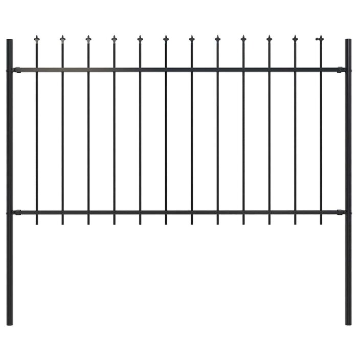 Portillon de jardin acier noir 180x150cm - Jusqu'à -35% sur votre accès