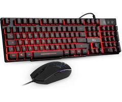 Combo Gaming Clavier & Souris 3200 DPI - Disposition Italienne - Jusqu'à -35%