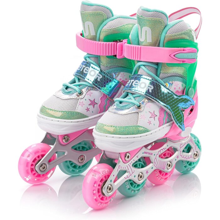Patins à roues alignées pour enfants - Design Sirène - Jusqu'à 35% de remise