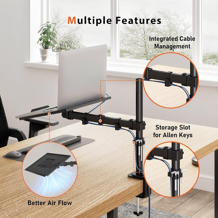 Support ergonomique PC et écran réglable - Jusqu'à 35% de réduction