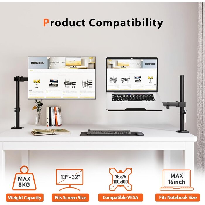Support ergonomique PC et écran réglable - Jusqu'à 35% de réduction