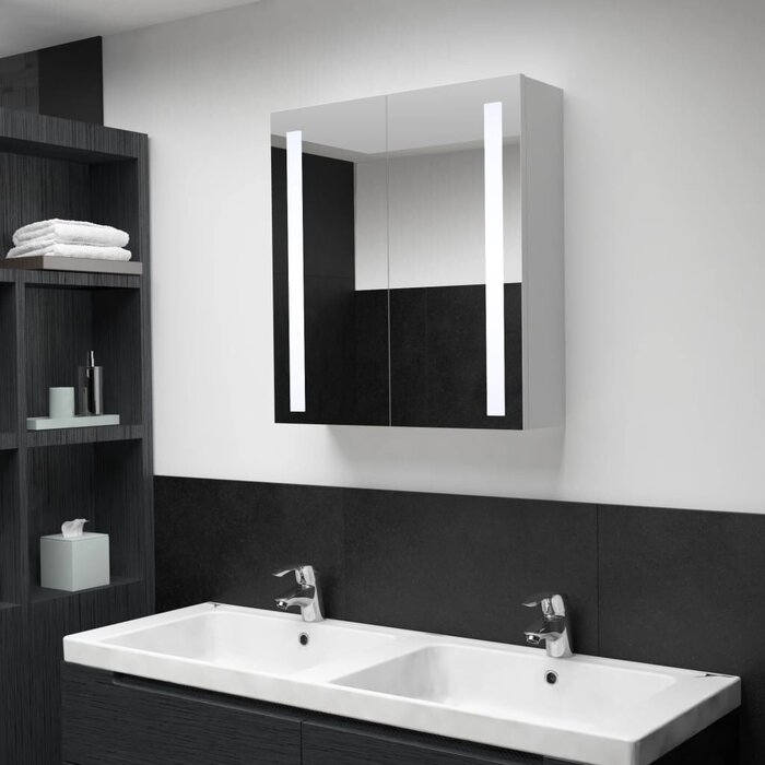 Armoire de salle de bain avec miroir et LED - Jusqu'à 35% de réduction