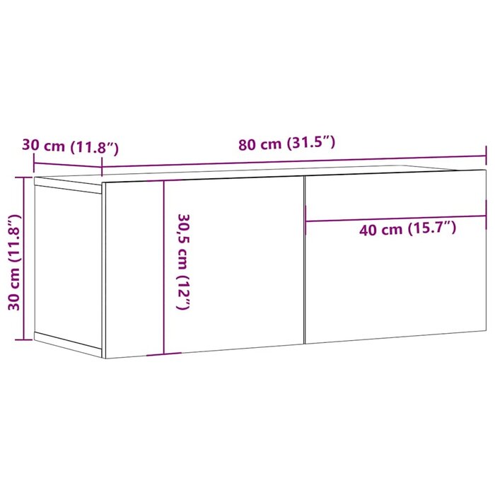 Meuble TV mural 4 pièces blanc - Jusqu'à -35% sur votre salon