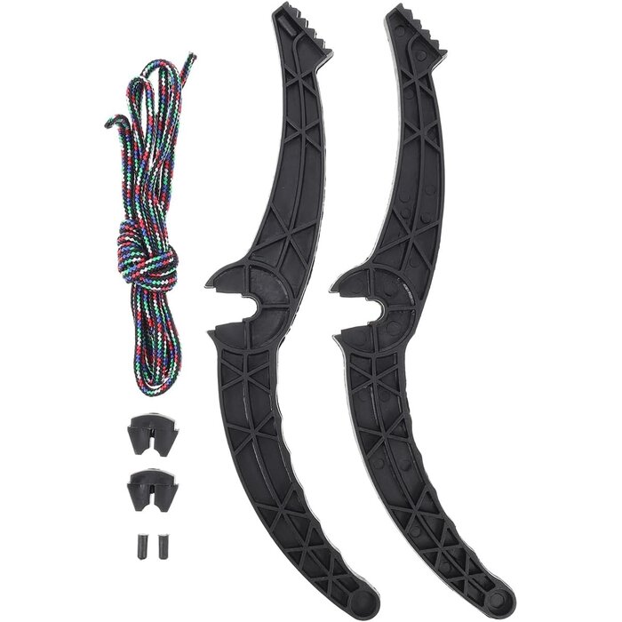 Paire de freins pour luge et snowboard - Noir - Jusqu'à -35%