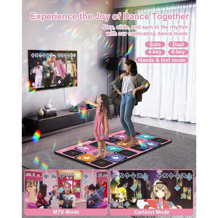 Tapis de danse interactif avec caméra et accessoires - Jusqu'à -35%