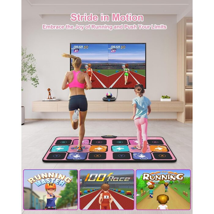 Tapis de danse interactif avec caméra et accessoires - Jusqu'à -35%