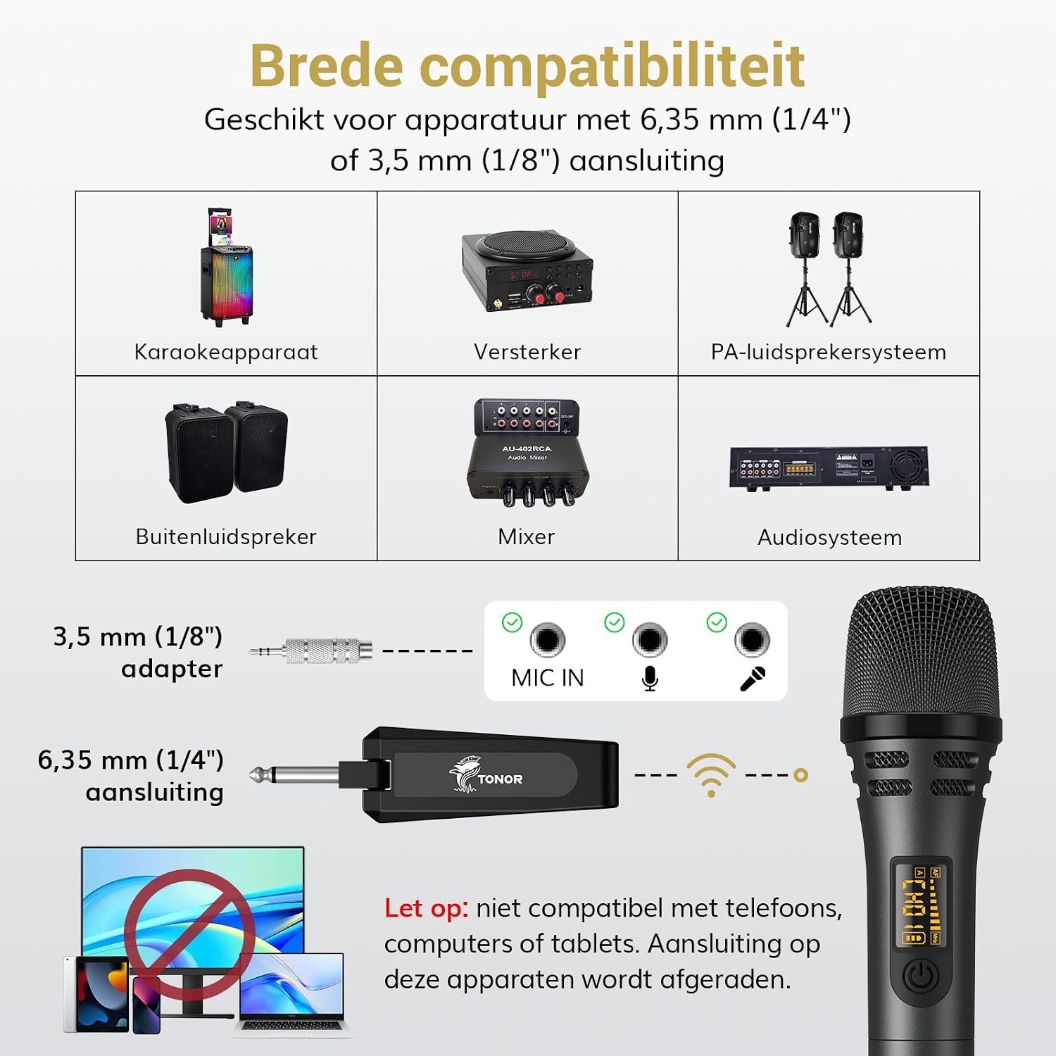 Microphone dynamique sans fil UHF - Jusqu'à -35% sur votre équipement audio