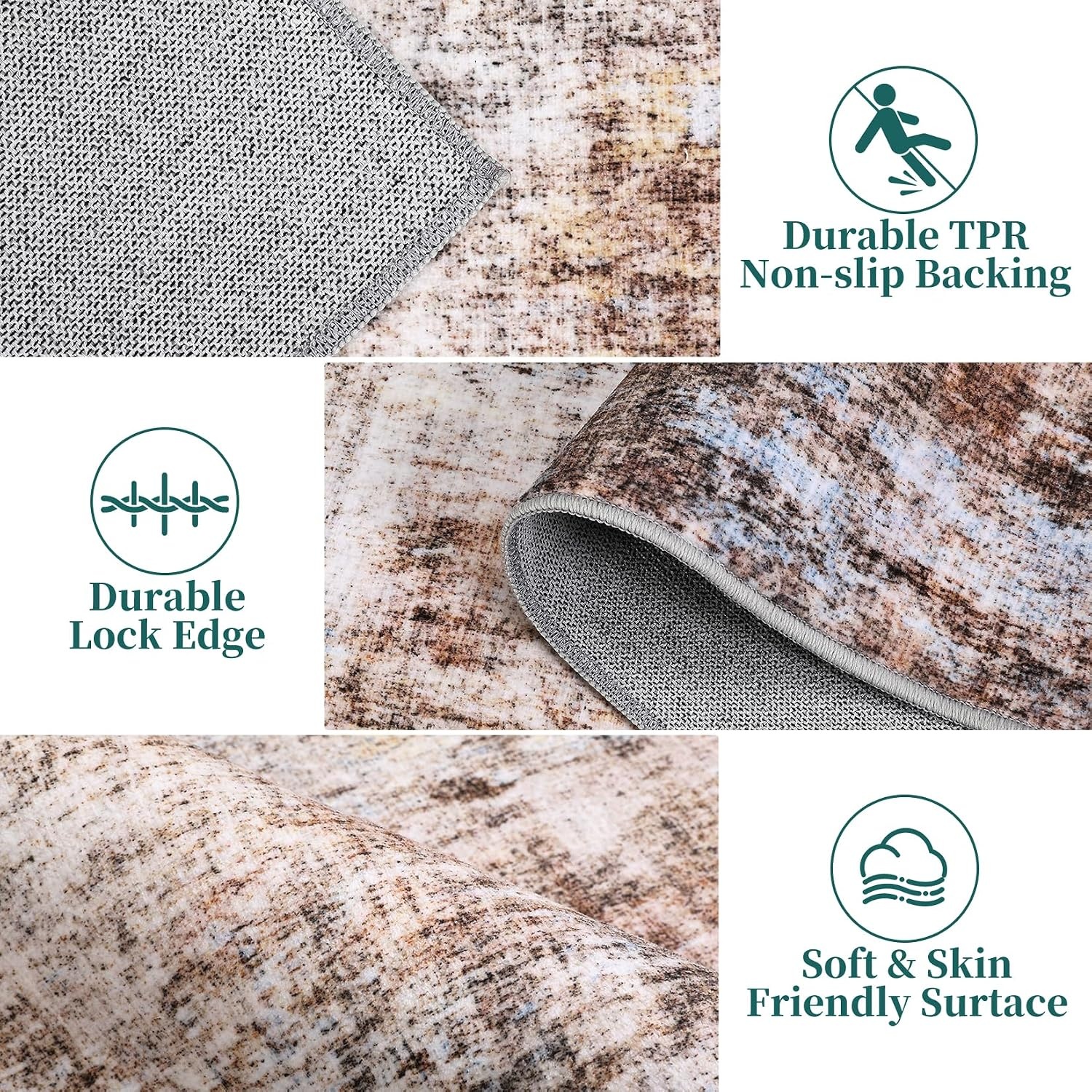 Tapis classique marron 230x160cm - Élégance intemporelle jusqu'à -35%
