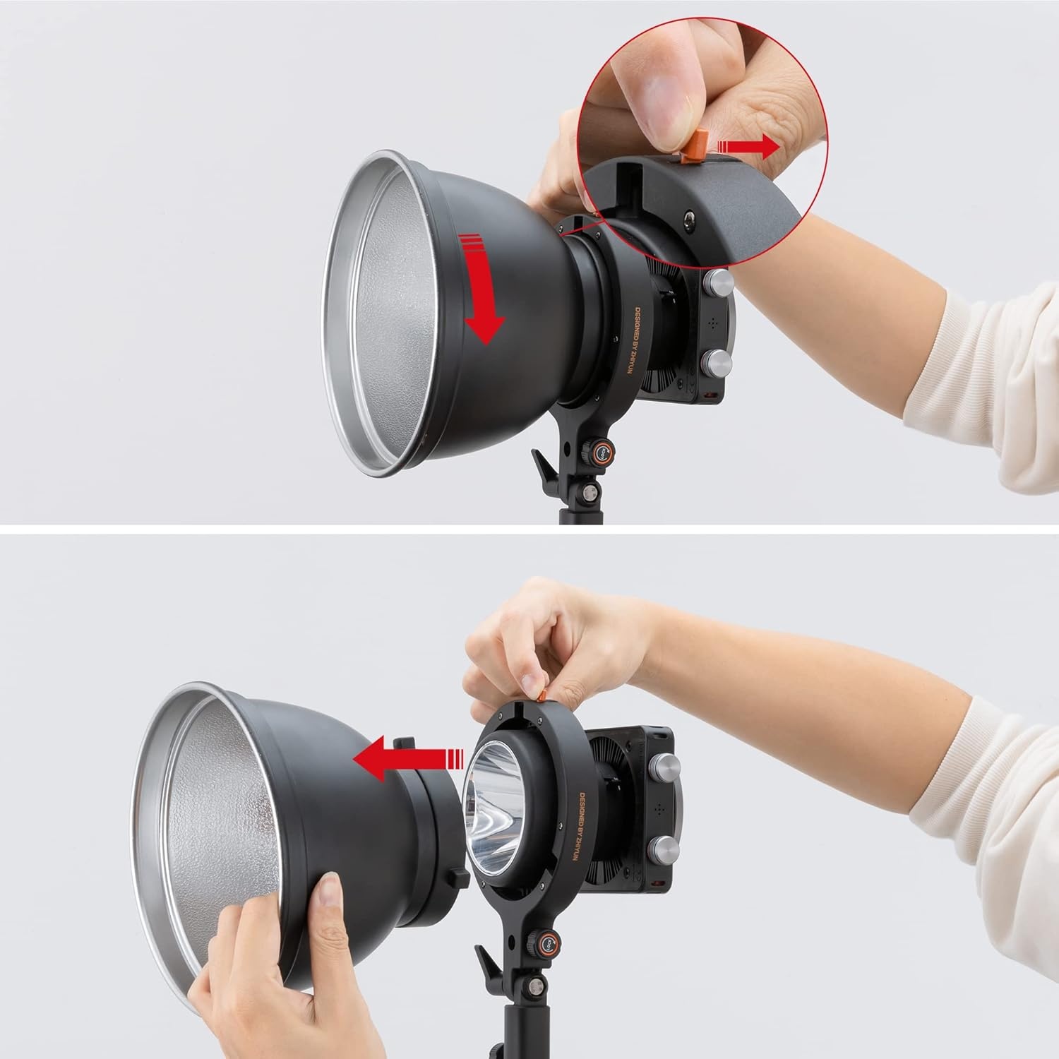 Adaptateur monture ZY vers Bowens pour projecteur LED - Jusqu'à -35%