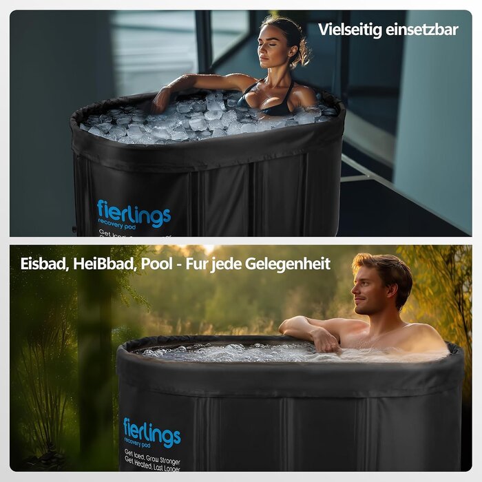 Bain Froid Ovale Pliable 120 cm - Jusqu'à 35% de réduction