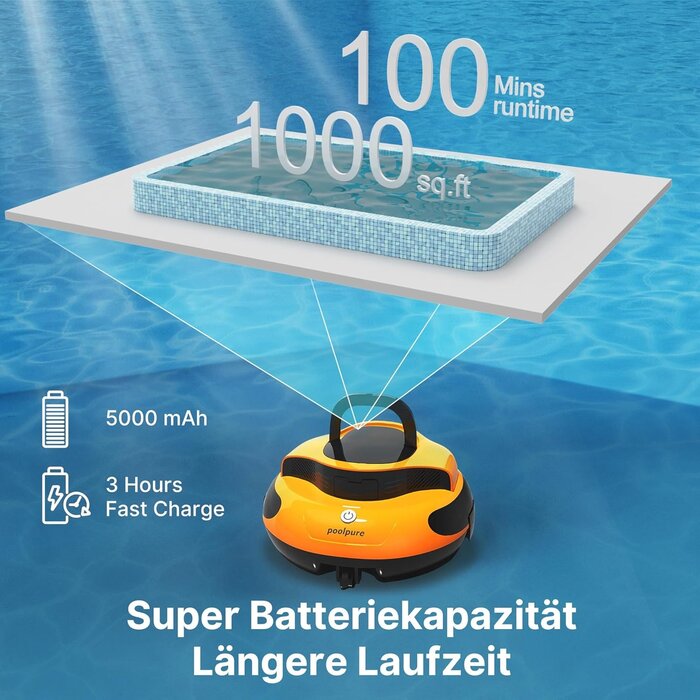 Robot nettoyeur de piscine sans fil - Jusqu'à -35% sur nos modèles outlet