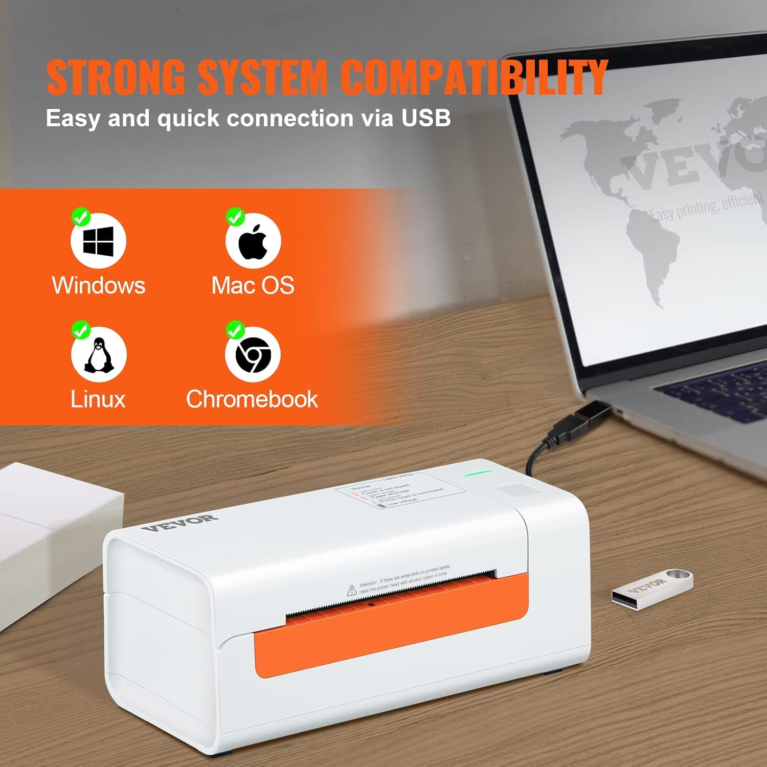 Imprimante thermique d'étiquettes 4x6 USB - Jusqu'à -35% sur votre matériel