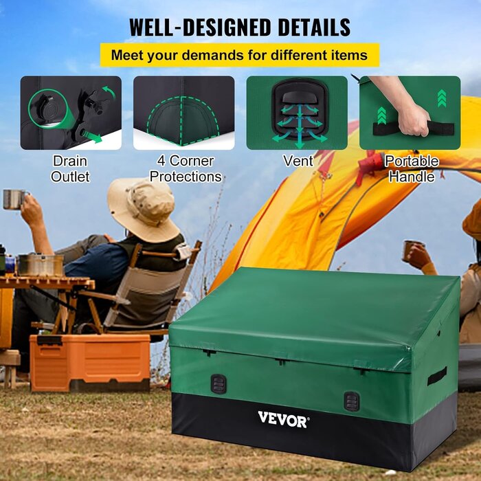 Coffre de jardin XXL 1013L - Résistant et étanche - Jusqu'à -35% de remise