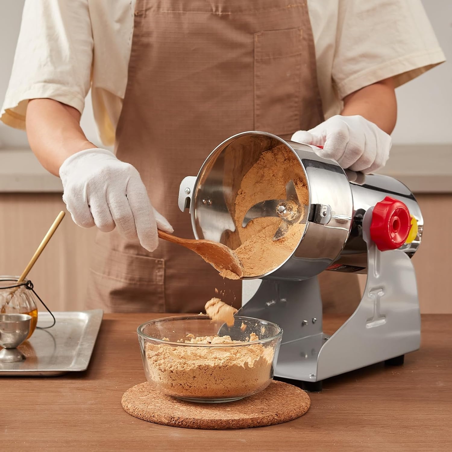 Moulin à grains électrique 750g - 2000W - Jusqu'à -35% de réduction