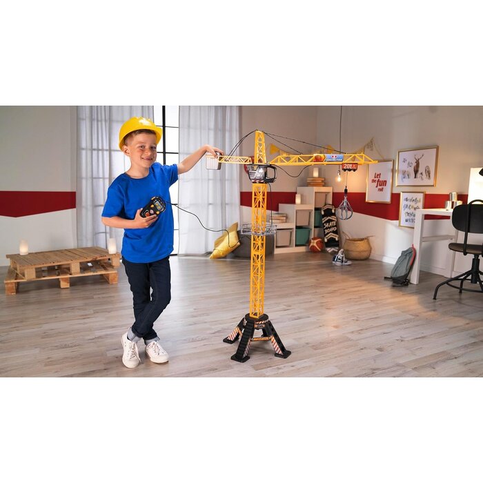 Grue de chantier géante 120 cm - Jouet télécommandé - Jusqu'à 35% de réduction