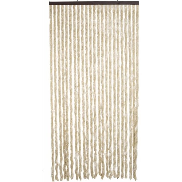 Rideau de porte chenille 100x220cm Beige - Jusqu'à 35% de réduction