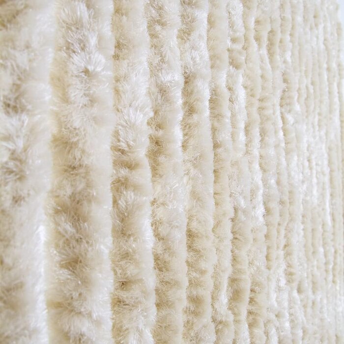 Rideau de porte chenille 100x220cm Beige - Jusqu'à 35% de réduction