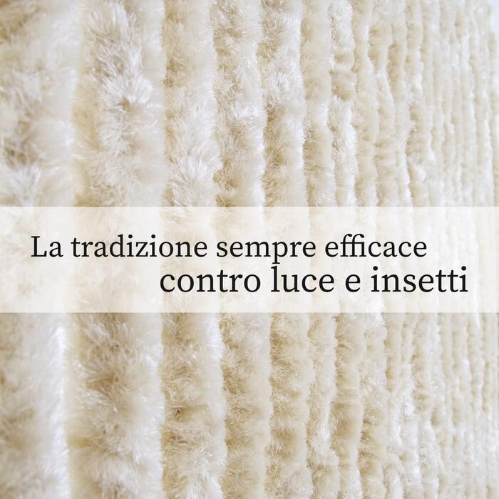 Rideau de porte chenille 100x220cm Beige - Jusqu'à 35% de réduction