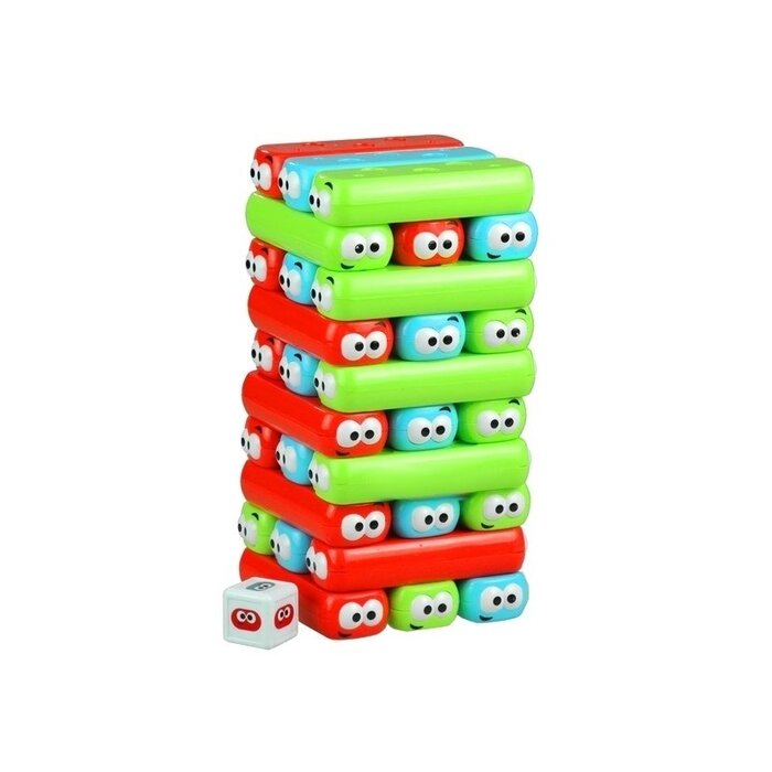 Jeu de construction Jenga 3 en 1 coloré - Jusqu'à 35% de réduction