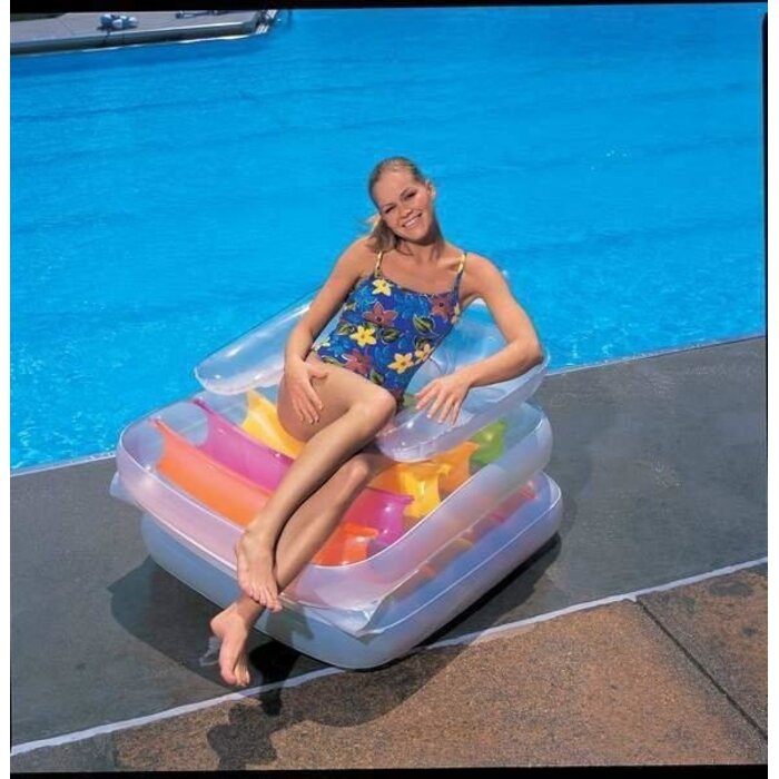Fauteuil gonflable de piscine et matelas 201 cm - Jusqu'à -35% de réduction