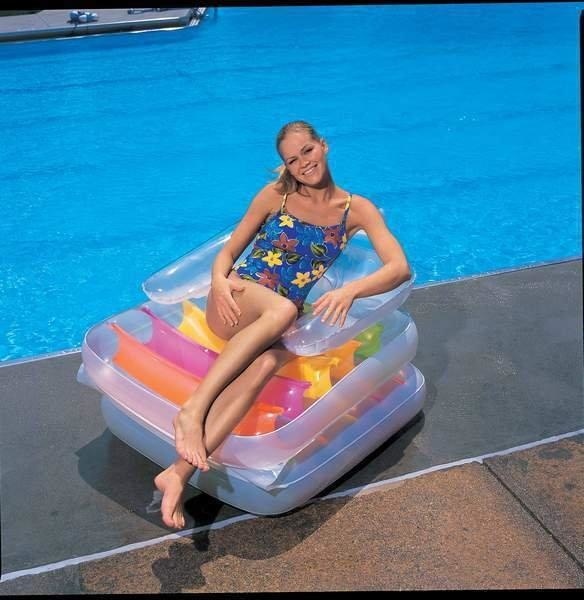 Fauteuil gonflable de piscine et matelas 201 cm - Jusqu'à -35% de réduction