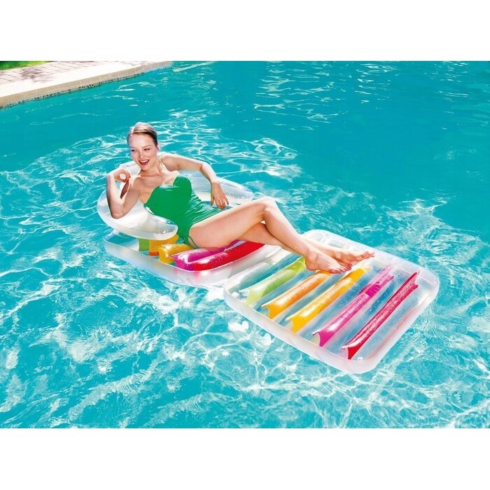 Fauteuil gonflable de piscine et matelas 201 cm - Jusqu'à -35% de réduction