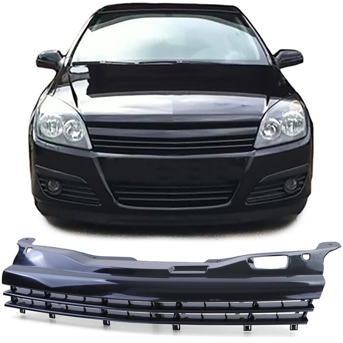 Calandre Sport pour Opel Astra H 2004-2006 - Noir - Jusqu'à -35%