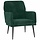 Fauteuil en velours vert foncé - Confort et design - Jusqu'à -35%