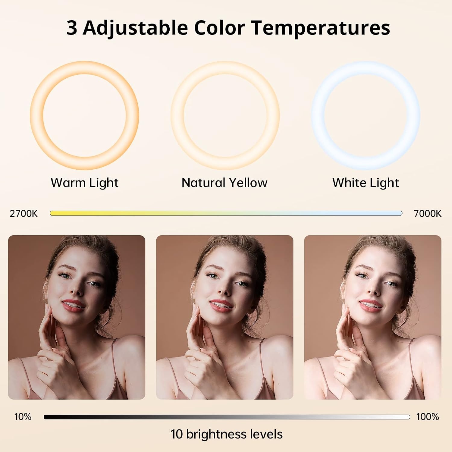 Ring Light LED 12 pouces avec trépied 160 cm - Jusqu'à -35% de réduction
